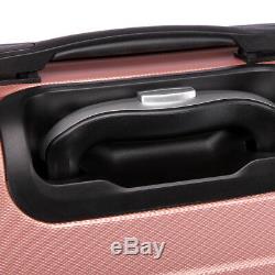 Hardshell Cabin Suitcase Spinner Travel Luggage Trolley Case Lightweight Nude