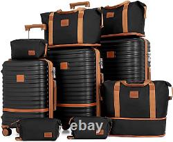 Hardshell Carry-On Luggage Hardside Suitcase Carry Spinner Wheels Travel Lock