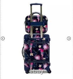Hardside Carry-On Spinner Luggage Set Parrot Two Piece