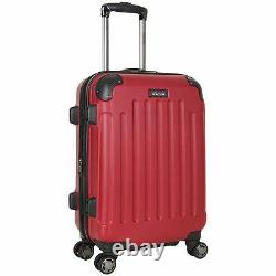 Hardside Luggage 3-Piece Set (20/24/28) Kenneth Cole Reaction Suitcase Red