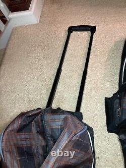 Harley Davidson Wheeled Duffel Bags Suitcase Set Some scratches from use