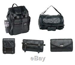 Harley Softail Dyna Deuce Saddlebags Travel Luggage 7pc
