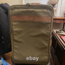 Hartmann Collection 22'' Mobile Traveler Garment Bag Luggage Olive And Strap