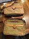 Hartmann Nylon And Leather Soft Side Carry On Weekender & Briefcase Set. Euc