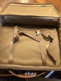 Hartmann Nylon And Leather Soft Side Carry On Weekender & Briefcase Set. EUC