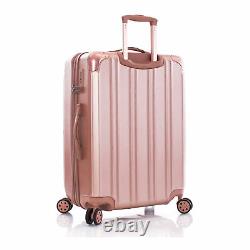 Heys America DuoTrak 3 Piece Spinner Luggage Set Rose Gold