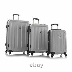 Heys America Frontier 3 Piece Luggage Set Silver