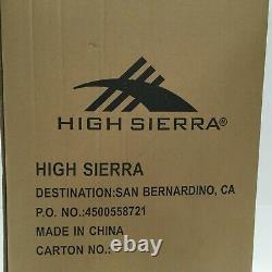 High Sierra Duffel Bag Set 3-Piece Wheeled, Black Charcoal 119849-1053