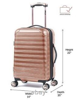 IFLY Hardside Fibertech Luggage 2 Piece Set free shiping