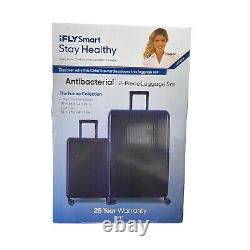 IFLY Smart Future Collection 2-Piece Antibacterial Travel Set, Navy