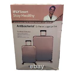 IFLY Smart Shield Collection Antibacterial Travel Set, 2 Piece, Rose Gold