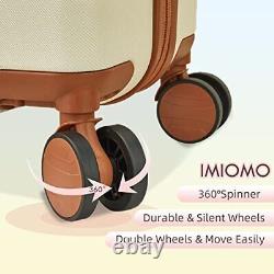 Imiomo 3 Piece Luggage SetsSuitcase with Spinner WheelsLuggage Set Clearance