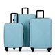 Joinatre 3 Piece Luggage Set Hardshell Lightweight Suitcase