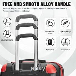 Joyway Luggage 10-Piece Sets, ABS Hardside Suitcase with Spinner Wheels, TSA Lock