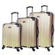 Kenneth Cole Reaction Gramercy Hardside 3-piece Spinner Luggage Set Champagne