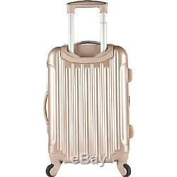 Kensie Luggage 3 PC Expandable Hard Side Luggage Set Rose Gold KN-67903-RG