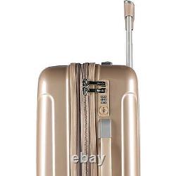 Kensie Luggage 3 PC Expandable Hard Side Luggage Set Silver KN-67903-SV