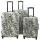Kensie New Gray Snake Luggage 3 Pc Set Not Expandable Hard Side Spinner