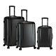 Kensie Unisex 3-piece Expandable Hardside Luggage Set