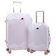 Kensie Women's 2 Piece Shiny Diamond Luggage Set, Lavender Tsa Spinner