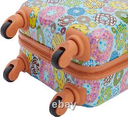 Kids 5-Piece Travel Set Luggage, Backpack, Lunch Bag, Pillow, Tag, Donut