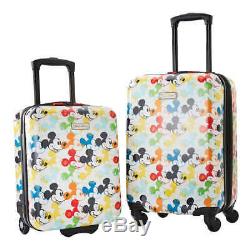 Kids Disney Mickey Mouse American Tourister Luggage Carry On 2-pc Set 20 & 18