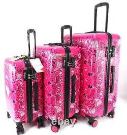 Lightweight Set Of 3 Suitcases Wheeled Suitcase Trolley Case Travel Luggage Bag