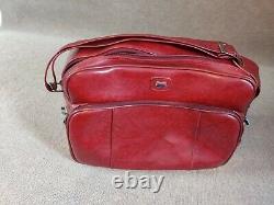 Lot of 4 Vintage American Tourister Luggage Soft Shell 4 Piece Set Burgundy