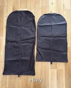 Louis Vuitton Garment Case Brown Set of 2 LV Travel Bag Nylon READ CAREFULLY