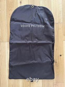 Louis Vuitton Garment Case Brown Set of 2 LV Travel Bag Nylon READ CAREFULLY