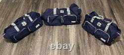 Lucky Brand Luggage 3 Piece Set Navy Blue Duffel Bags New