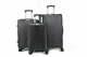 Luggage 3 Piece Black Dual Spinning Spinner Hardshell Lock 20 24 28 Expandable