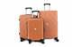 Luggage 3 Piece Peach Dual Spinning Spinner Hardshell Lock 20 24 28 Expandable