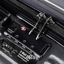 Luggage 3 Piece Set CarryOne Suitcase ABS Hardshell Lightweight TSA Lock with 4