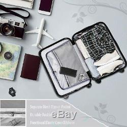 Luggage 3 Piece Set CarryOne Suitcase ABS Hardshell Lightweight TSA Lock with 4
