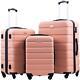 Luggage 3 Piece Set Suitcase Spinner Hardshell Lightweight Tsa Lock 4 Piece