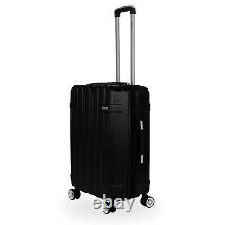 Luggage Set 3mPiece Suitacase ABS Travel Bag Spinner 4 Wheels Trolley 202430