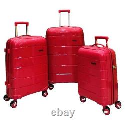 Luggage Set 4 premium sets with 4-Wheels, Hardside Spinner Design, Lightweight