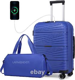 Luggage Sets 2 Piece, 20 Inch Carry on Luggage Suitcae and Travel Duffle Bags
