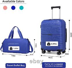 Luggage Sets 2 Piece, 20 Inch Carry on Luggage Suitcae and Travel Duffle Bags