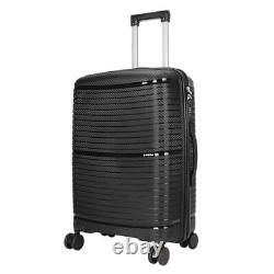 Luggage Sets Indestructible and Super Resilient 8-Piece Polypropylene Black