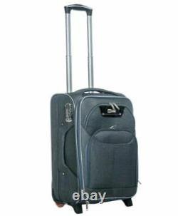Luggage Suitcase Spinner Bag Set Expandable Wheels Rolling Travel Holiday Blue