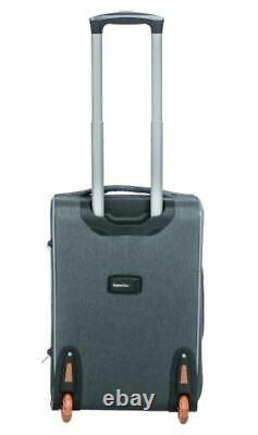Luggage Suitcase Spinner Bag Set Expandable Wheels Rolling Travel Holiday Blue