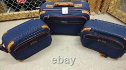 Luggage set of 3 colours by Alexander Julian. This luggage has been out in the