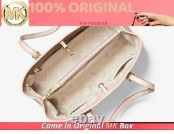 MK Shania Jet Set Chain Large Shoulder Tote Bag Luggage Leather+MK Perfume Gift