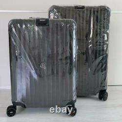MONCLER × RIMOWA Carry Case 2 Size Set 32L & 64L Black Brand-New