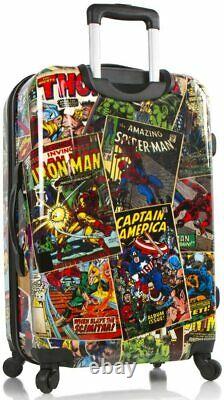 Marvel Young Adult Luggage Set Spinner Suitcase 2 Pcs Set 26 Inch, 21 Inch