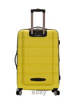 Melbourne Hardside Expandable Spinner Wheel Luggage, Yellow, 2-Piece Set