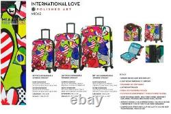 Mia Toro ITALY International Love 3-Piece Hardside Luggage Set (20/24/28)