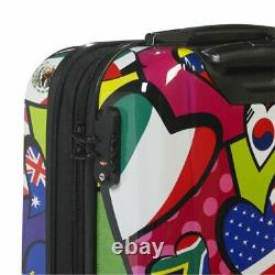 Mia Toro ITALY International Love 3-Piece Hardside Luggage Set (20/24/28)